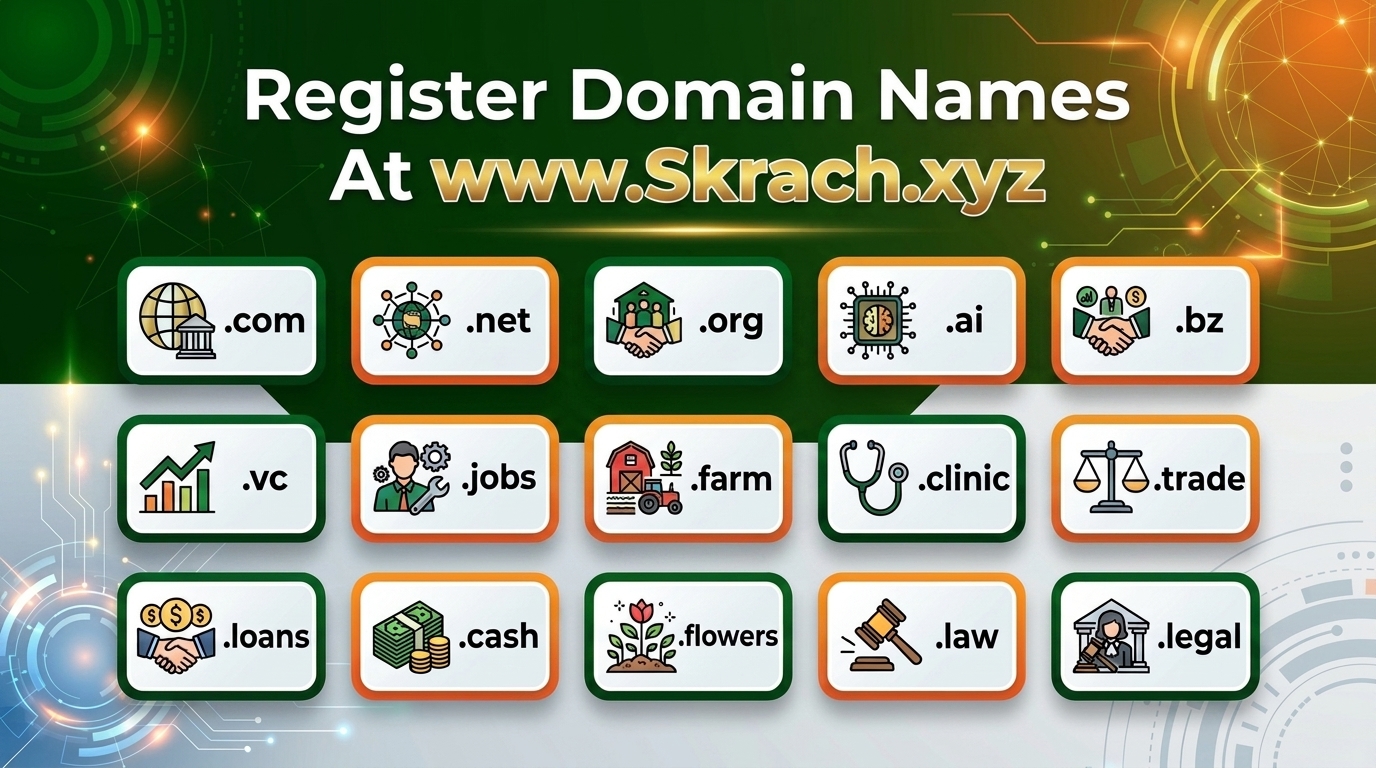 Skrach Domains Green Orange 1